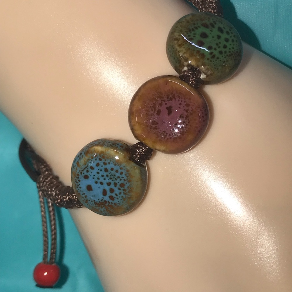 Ceramic Beads Rope Bracelet